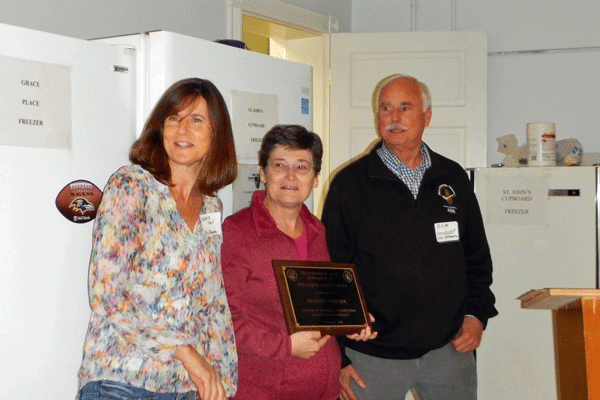 ASM President, Don Housley presents the 2018 
                   				William B. Marye Award to Belinda Urquiza