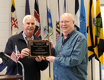 Claude Bowen receives the 2019 William B. Marye Award