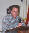Jeremy Lazelle opens the 2008 Fall Meeting