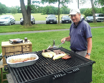 Charlie Cooks for the Masses at the Annual Feast