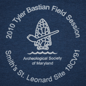 The 2010 Tyler Bastian Field Session was held at the Smith's St. Leonard site (18CV91) at Jefferson Patterson Park and Museum in Calvert County