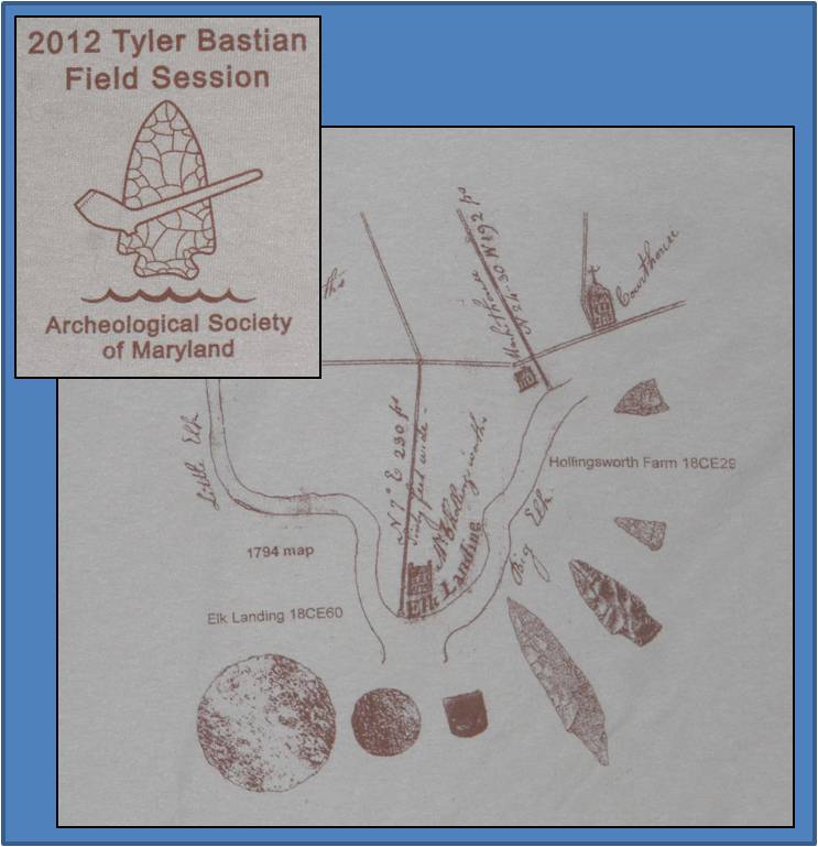 The 2012 Tyler Bastian Field Session was held at the Hollingsworth Farm (18CE29) and Elk Landing (18CE60) sites in Cecil County.