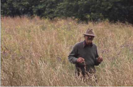 The first time William (Bill) Grieb was able to visit the site by land.